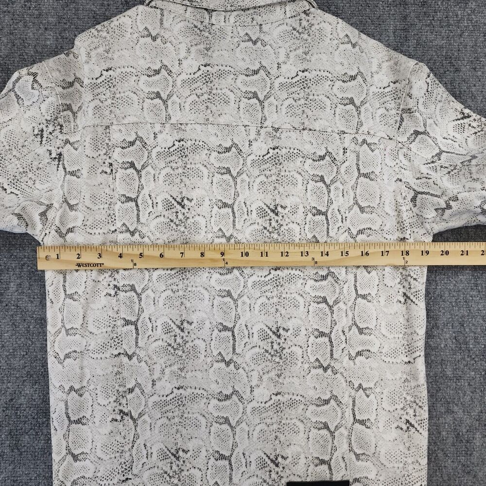 The People Vs Jacket Womens Large Snake Skin Denim Trucker Festival Rock & Roll - Picture 5 of 16